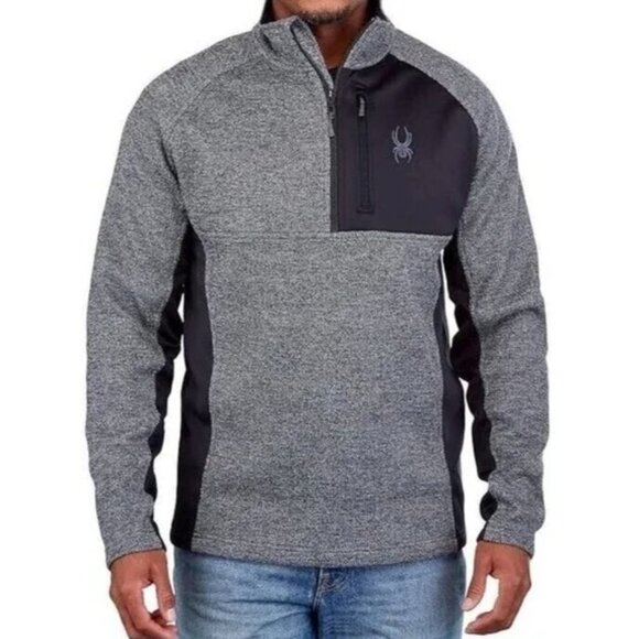 SPYDER Men's Half Zip Sweater Jacket NWT Size M - Picture 1 of 6